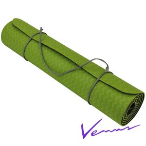 thảm tập yoga tpe 2 lớp 6mm 360s venus xanh lá