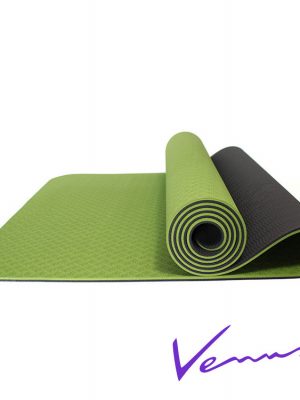 thảm tập yoga tpe 2 lớp 6mm 360s venus xanh lá