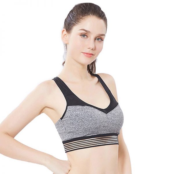 Bra super curl màu xám