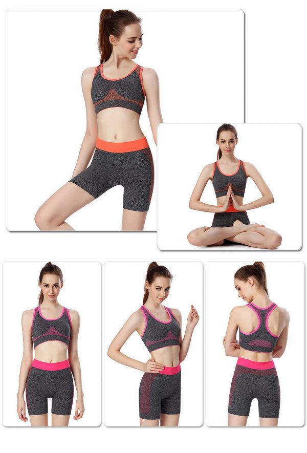 Quần short dệt xám
