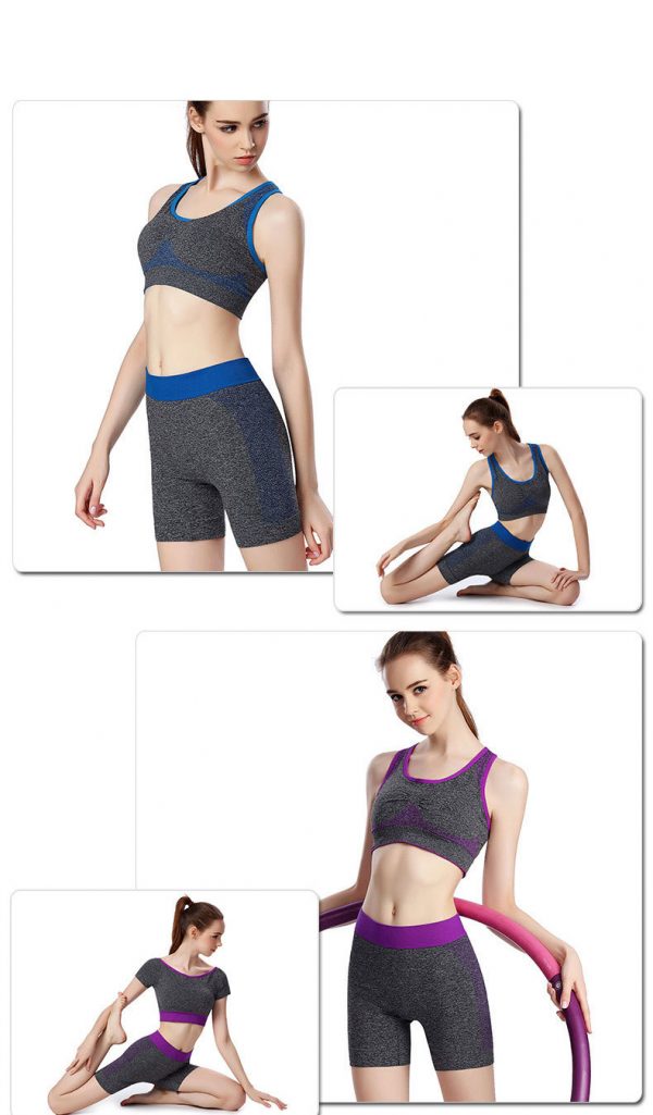Quần short dệt xám
