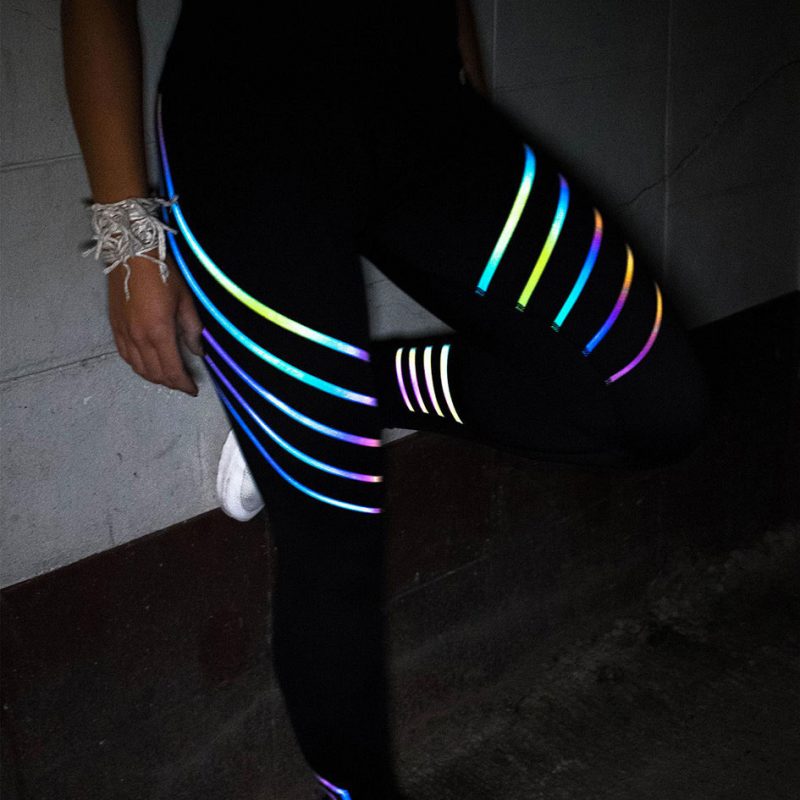 quần legging rainbow đen 360s