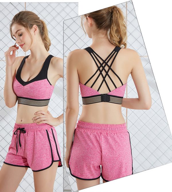 áo ngực thể thao super curl hồng