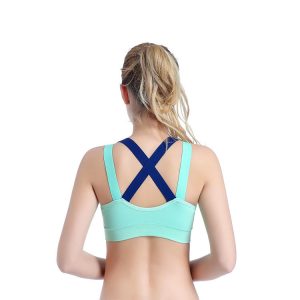 áo ngực thể thao motion xanh