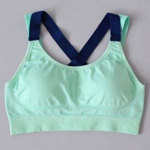 áo ngực thể thao motion xanh
