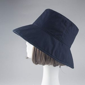 mũ rộng vành pattern xanh navy