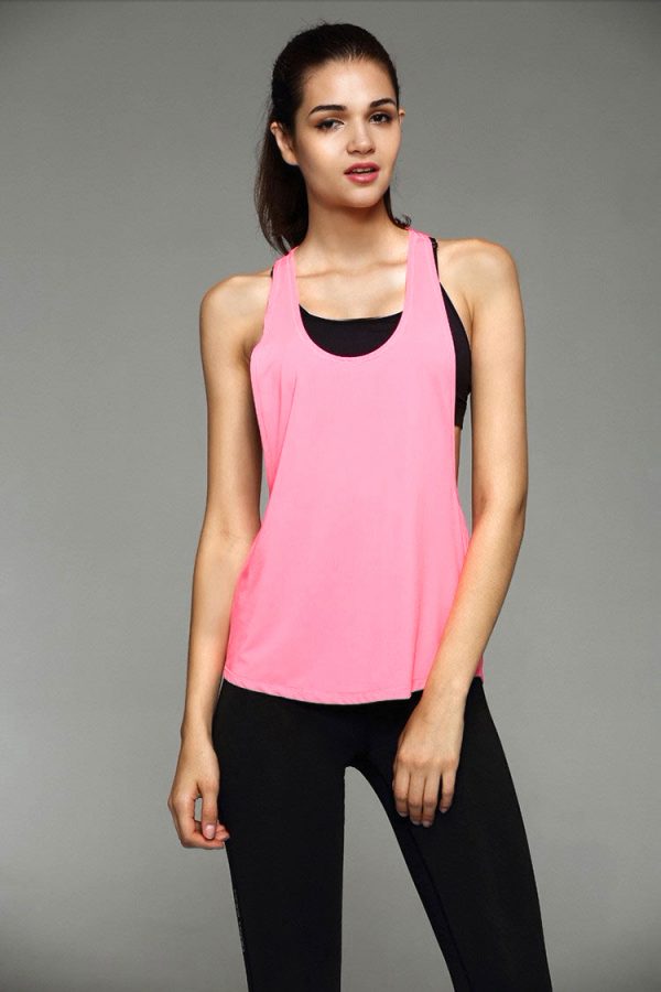 áo tank top gym yoga nữ 360s streacker màu hồng