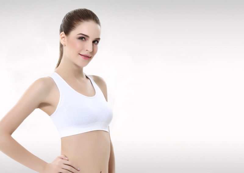 Bra strappy màu trắng