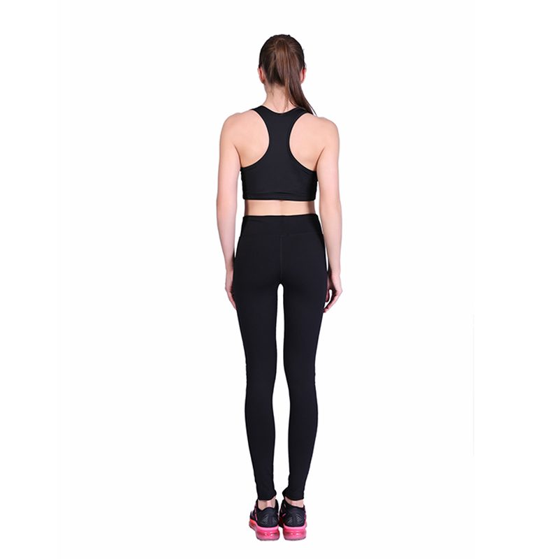 legging rise màu đen