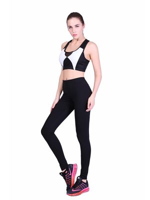 legging rise màu đen