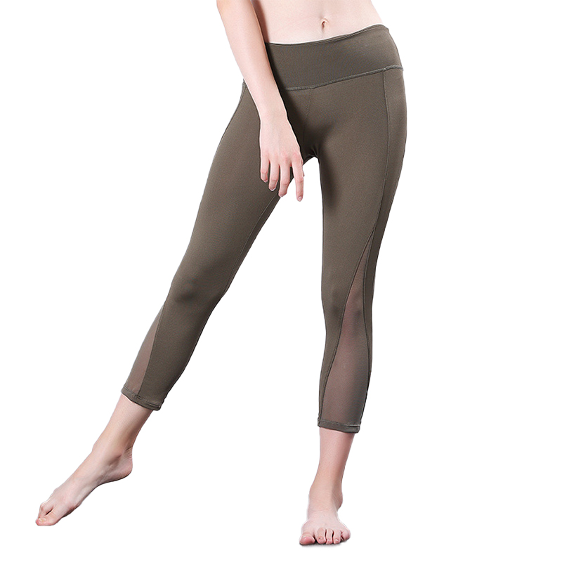 Quần legging lửng power xanh rêu