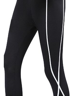 Quần legging lửng shaping đen