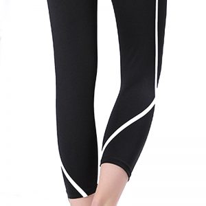 Quần legging lửng shaping đen