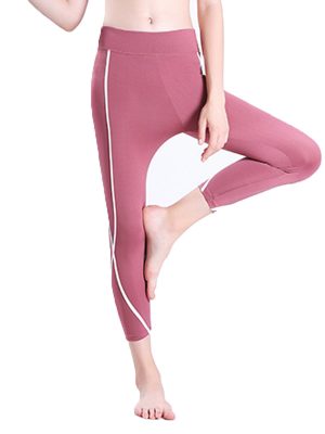 Quần legging lửng shaping hồng