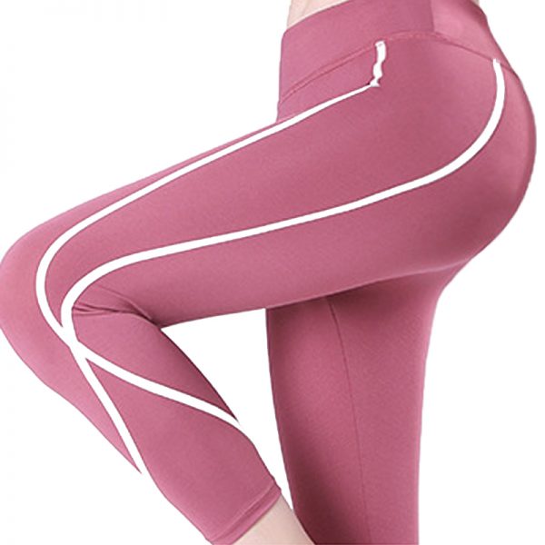 Quần legging lửng shaping hồng