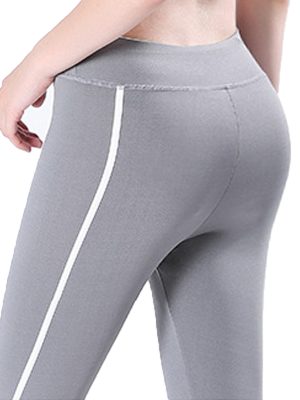 Quần legging lửng shaping xám