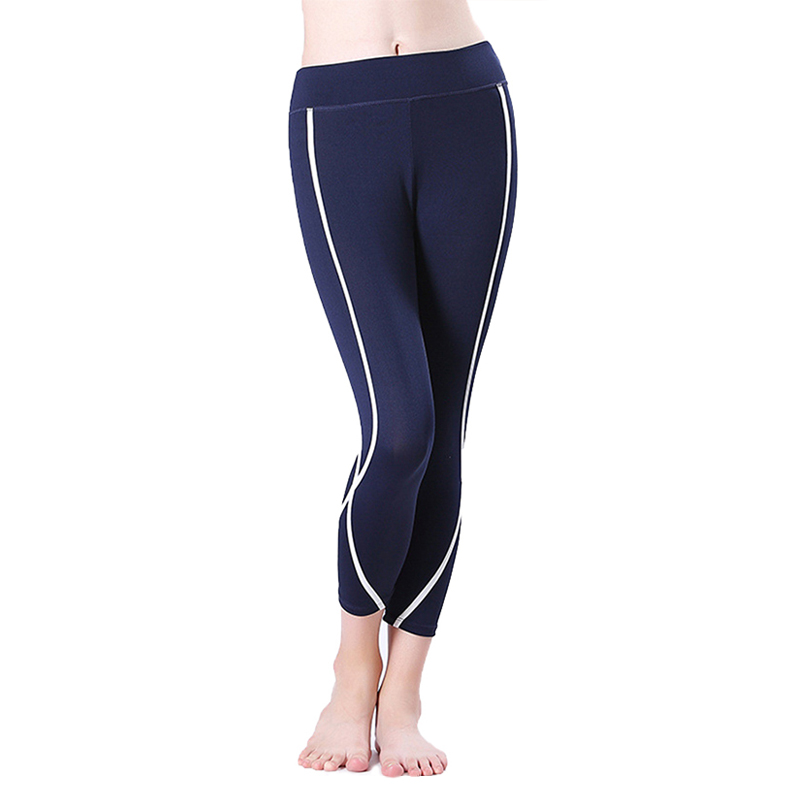 Quần legging lửng shaping xanh đen