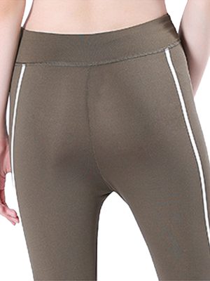 Quần legging lửng shaping xanh rêu