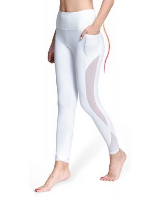 quần legging 360s alpha trắng lưới