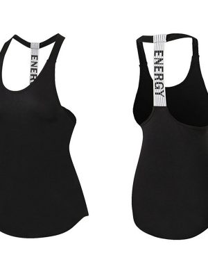 áo tank top energy đen