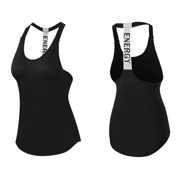 áo tank top energy đen