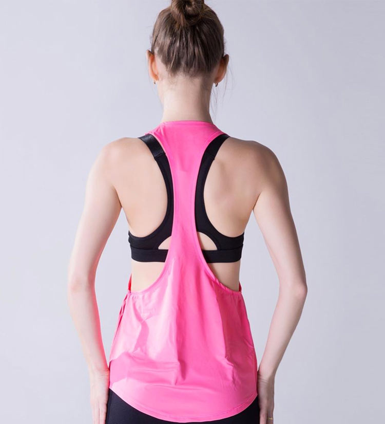 áo tank top gym yoga nữ 360s streacker màu hồng