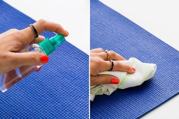 hướng dẫn giặt thảm tập yoga