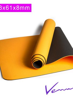 thảm tập yoga cam venus 8mm dày 2 lớp