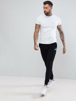 quần jogger nam hummal hyper black màu đen