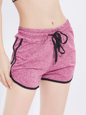 Quần shorts curl hồng