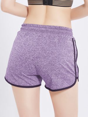 Quần shorts curl tím