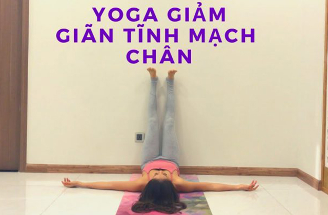 Bài tập yoga kỳ diệu dựa chân vào tường