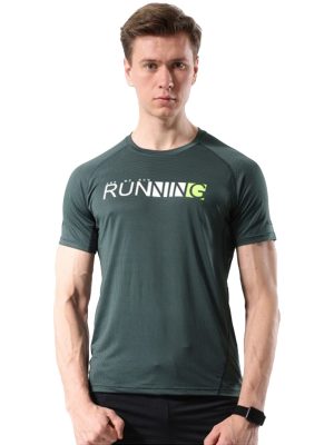 Áo thun thể thao running màu đen