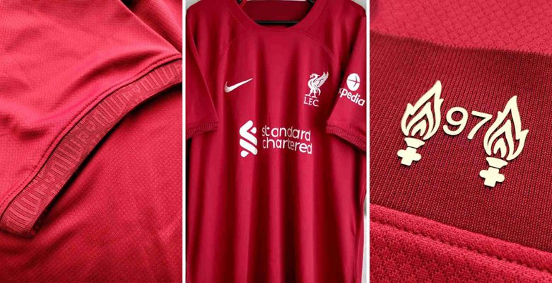 Hé lộ mẫu áo đấu liverpool sân nhà mùa giải mới 2022 - 2023