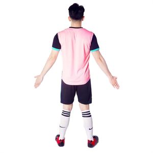 Áo bóng đá không logo Passat màu hồng