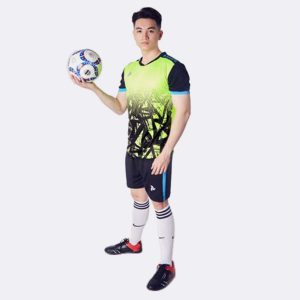 Áo bóng đá không logo Passat màu neon