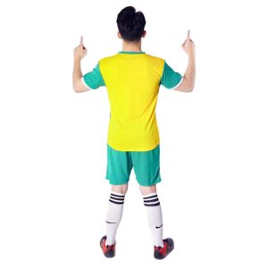 Áo bóng đá không logo Passat màu vàng