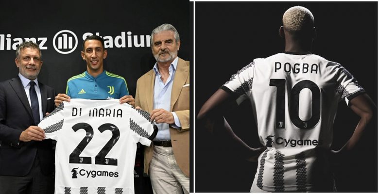 Tin tức từ Juventus: Paul Pogba chọn áo số 10 và Di Maria chọn áo số 22