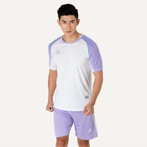 Áo bóng đá không logo belona trắng