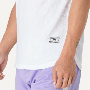 Áo bóng đá không logo belona trắng