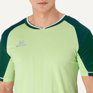 Áo bóng đá không logo belona xanh lá