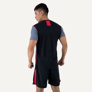 Áo bóng đá không logo Hades màu đen