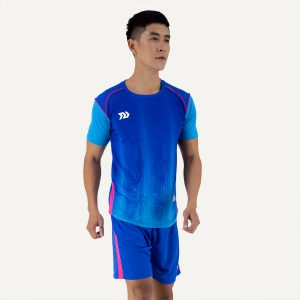 Áo bóng đá không logo Hades màu xanh dương