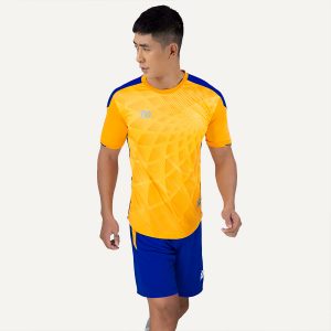 Áo bóng đá không logo Lotus màu vàng