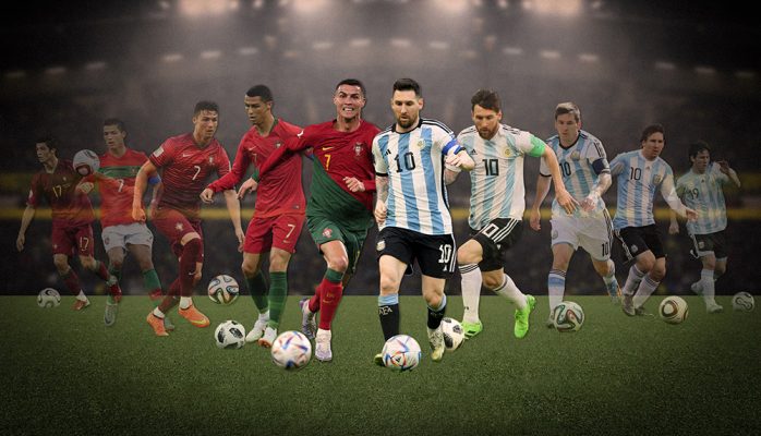 Cristiano Ronaldo và Lionel Messi qua các mùa world cup