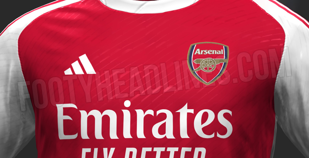 Tin Áo Đấu: Áo Bóng Đá Arsenal Sân Nhà Mùa Giải 23/24 Với Thiết Kế Raglan