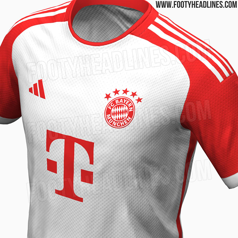 Tiết Lộ Áo Bóng Đá Bayern Munich Sân Nhà Mùa Giải 23/24 - Áo Mới 2024