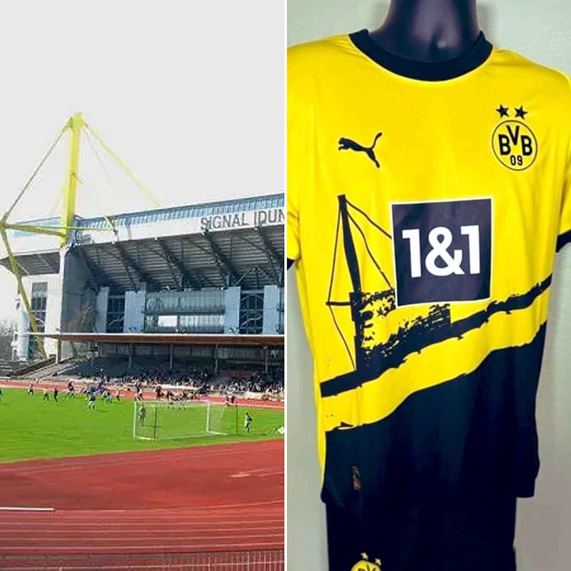 Tiết lộ áo bóng đá Dortmund sân nhà mùa giải 23/24