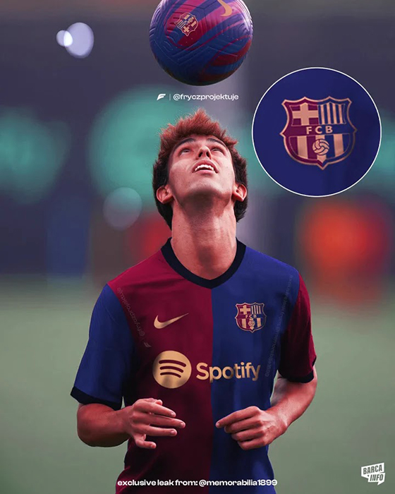 Tiết lộ áo bóng đá Barcelona sân nhà mùa giải 24/25