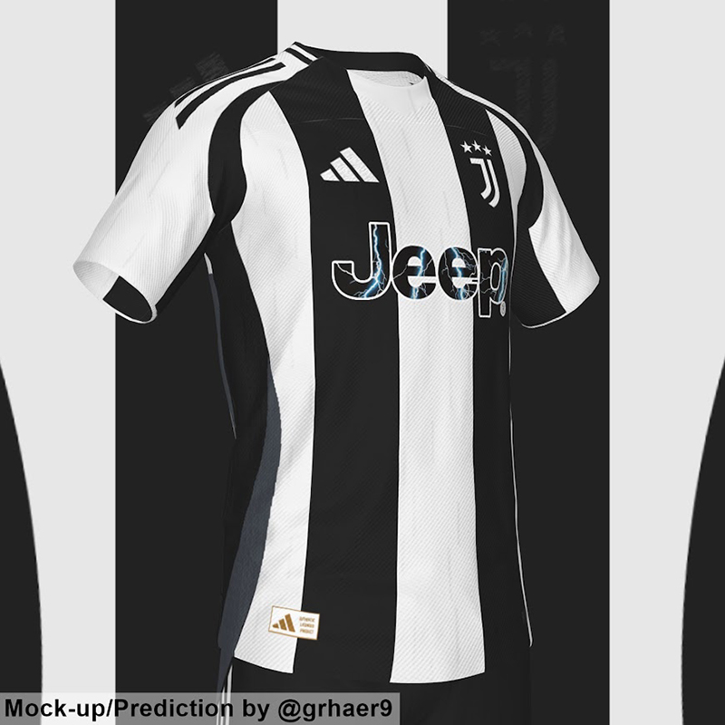 Cập nhật áo bóng đá Juventus sân nhà mùa giải 24/25